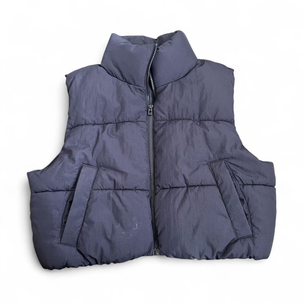 H & M Women's Navy and Blue Vest
